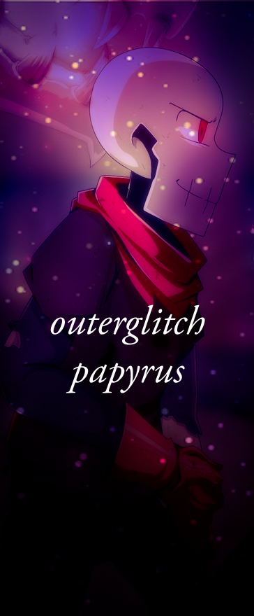 Out Code Papyrus Outerglitch papyrus by undertaleauscreator on DeviantArt