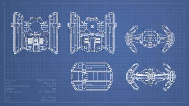 TIE x1/Advanced - blueprints