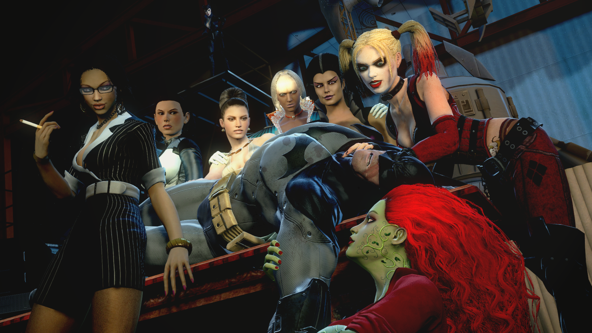 Batman Getting Defeated Batman defeated by villainesses by nedved956 on DeviantArt