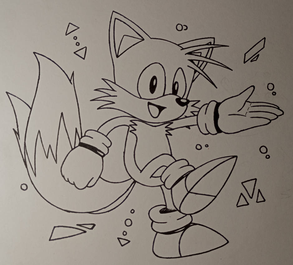 Tails Inventor Classic Miles Tails Prower by LineWorldStudios on DeviantArt
