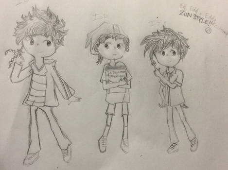 Ed Edd n Eddy, ZUN art style