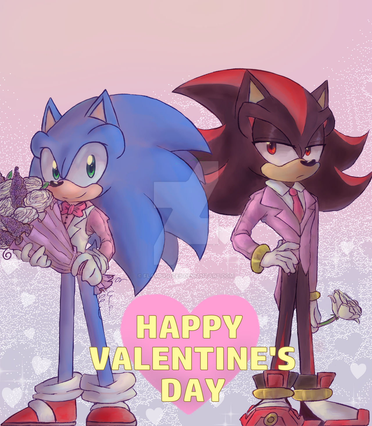 Sonadow Valentine's day by flamprinces on DeviantArt