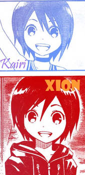 Kairi and Xion Kingdom Hearts