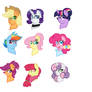 Older mane six and CMC