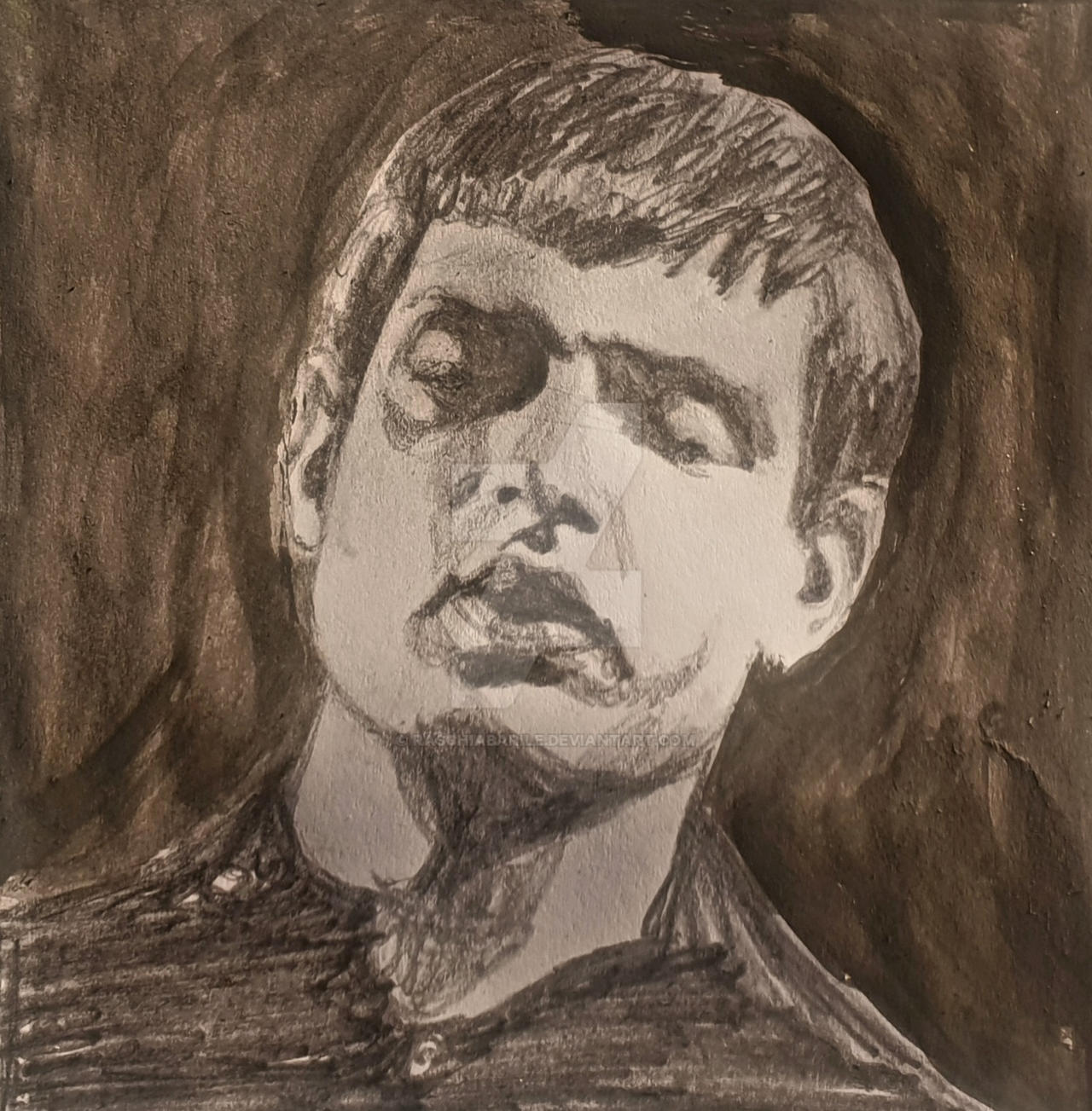 Ian Curtis by raschiabarile on DeviantArt