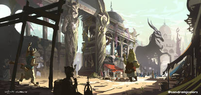 Temple of Merchants (Concept Art)