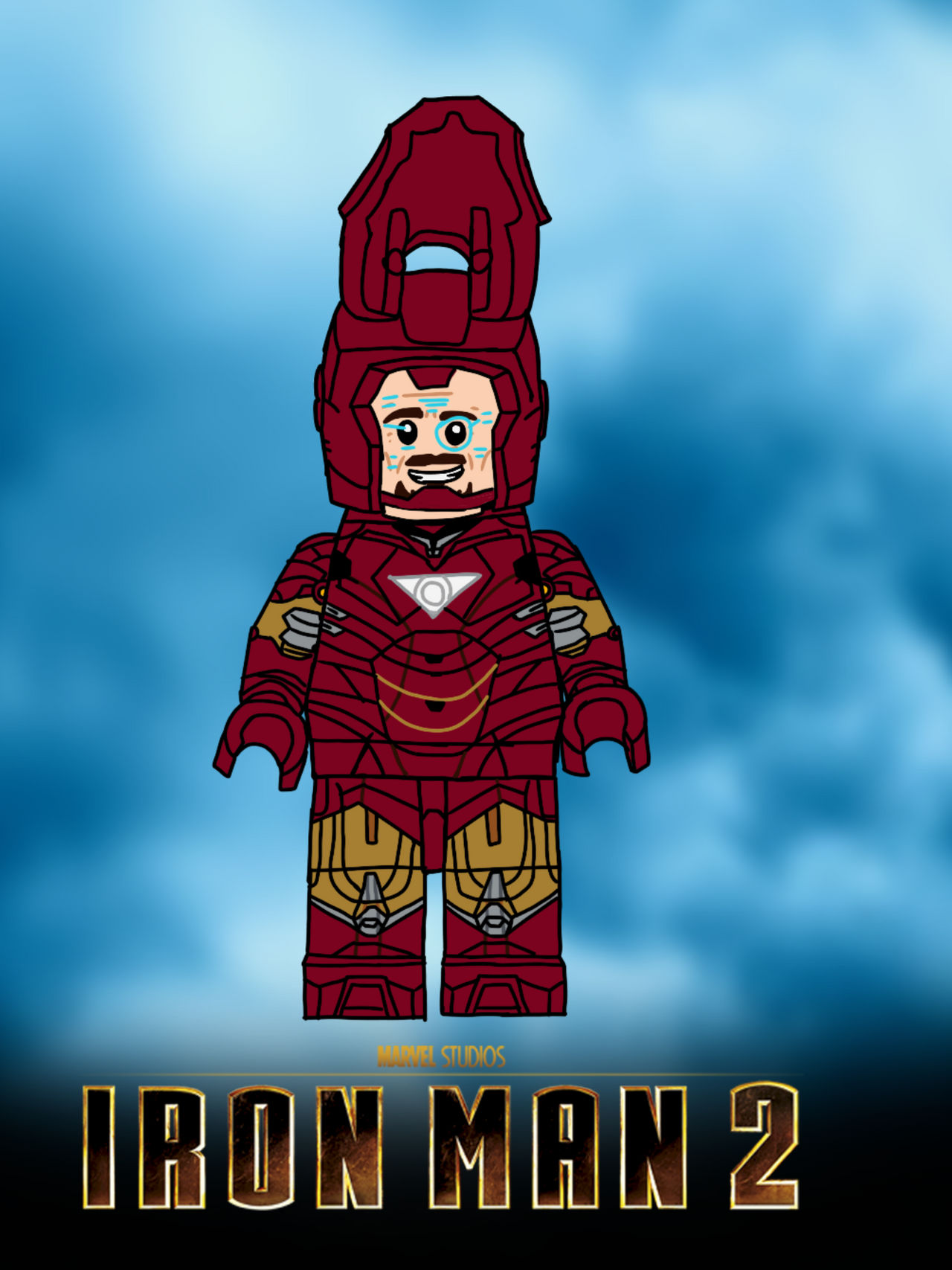 Lego Iron Man Mark 6 Mark 6 Jarvis Iron Man Minifigures Tony Stark