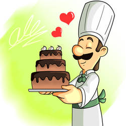 Luigi Cake