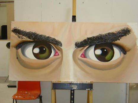 Oils on canvas 'My Eyes'