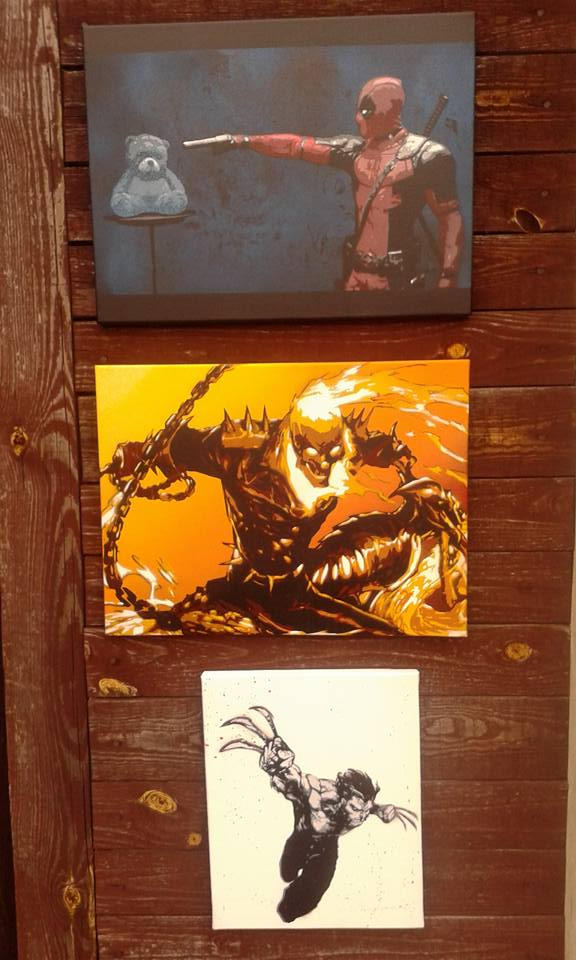 Marvel Textures Deviantart Marvel stencil art by Szykielet on DeviantArt