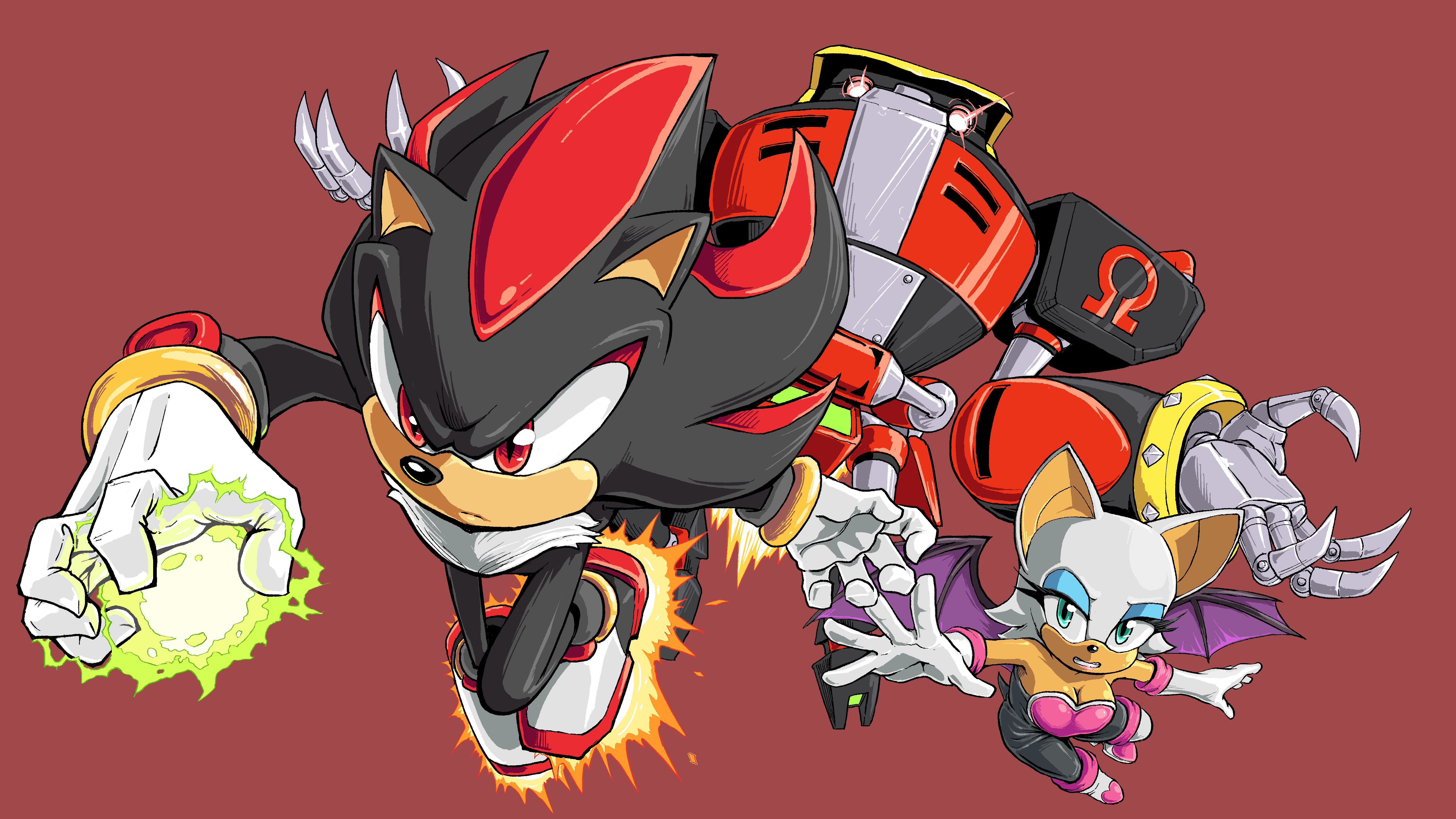 Sonic and friends or Team Dark by symbiote12345 on DeviantArt