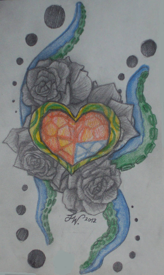 Zelda heart container Tattoo commission by yesImGAY on DeviantArt