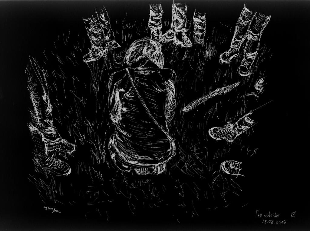 The outsider by Genny-Raskin The outsider by Genny-Raskin