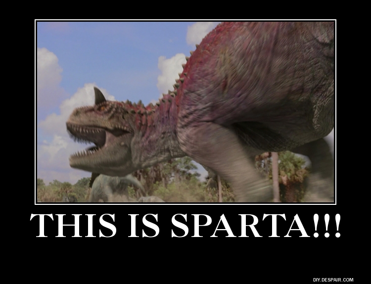 Dinosaur This Is Sparta