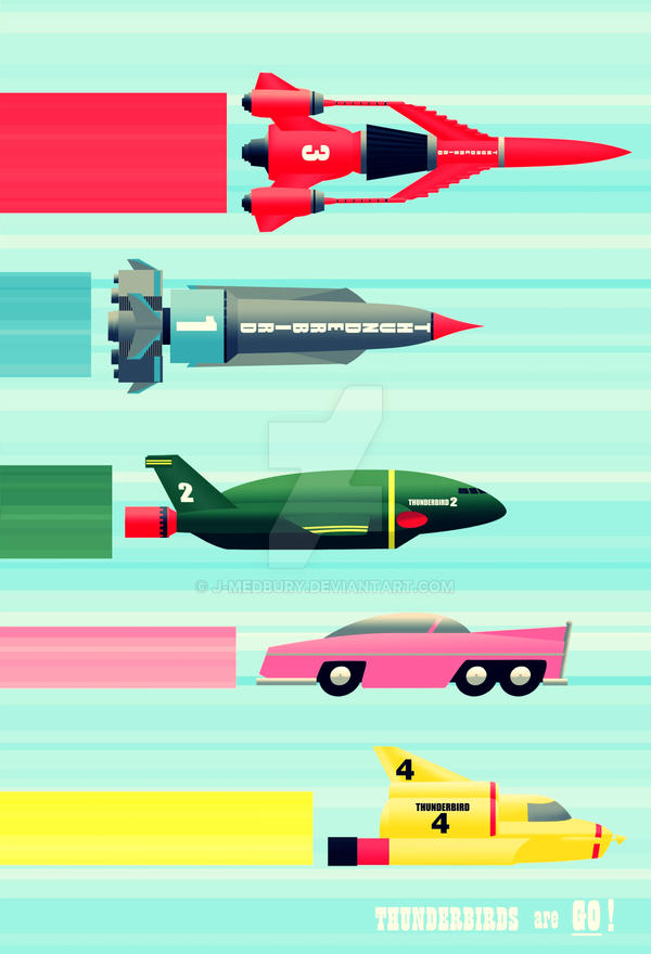 Thunderbirds Computer Graphics THUNDERBIRDS! by J-MEDBURY on DeviantArt