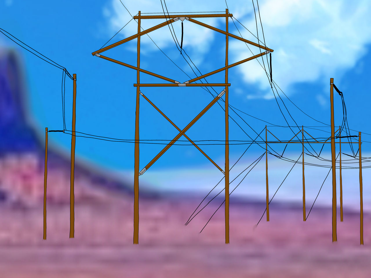 Abstract Transmission Line Transmission line #1 by VicerExciser2002 on DeviantArt