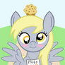 Derpy loves muffins... and hugs