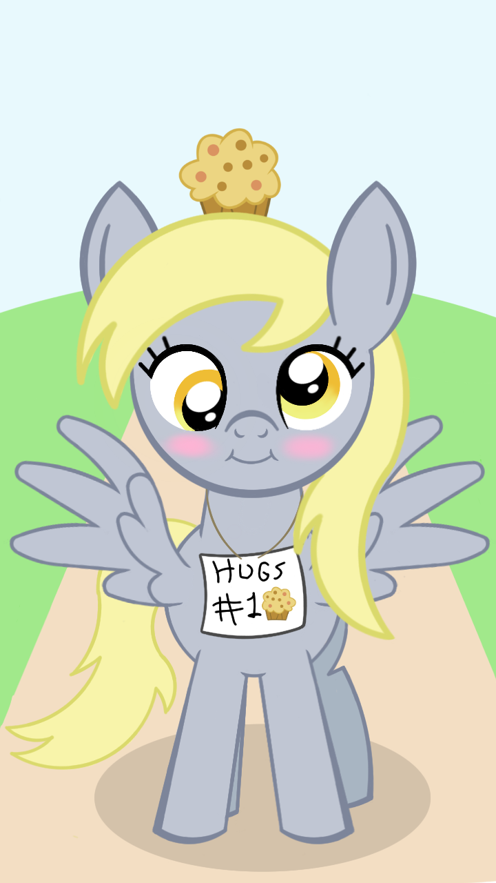 Derpy Love Derpy loves muffins... and hugs by AkakunDA on DeviantArt