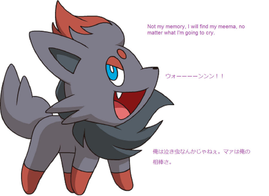 Zorua's feel