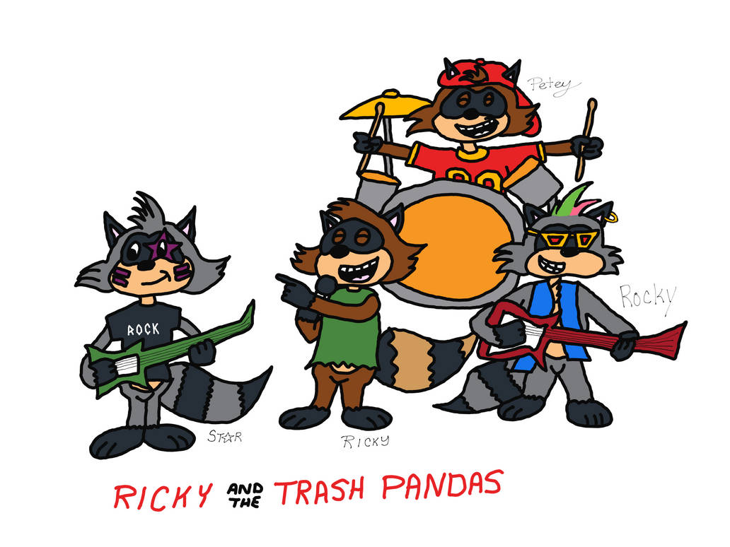 Ricky and the Trash Pandas by AgentZero1982 on DeviantArt