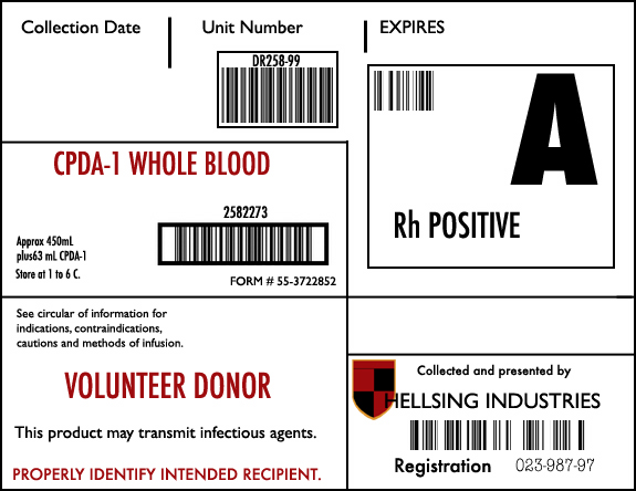 Blood Bag Label