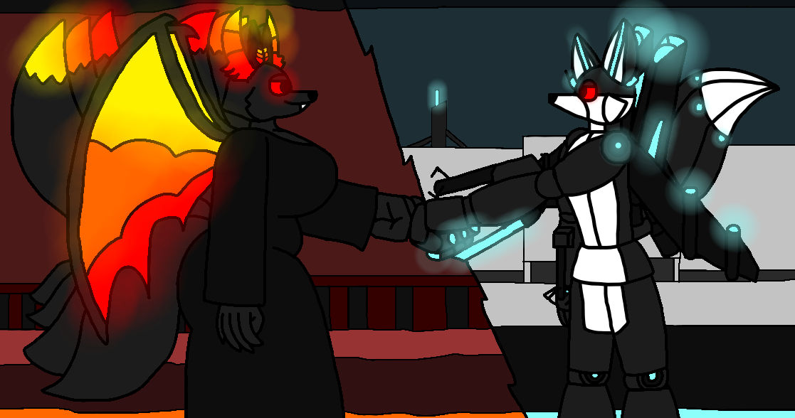 Two worlds together by DukeTheFox2 on DeviantArt