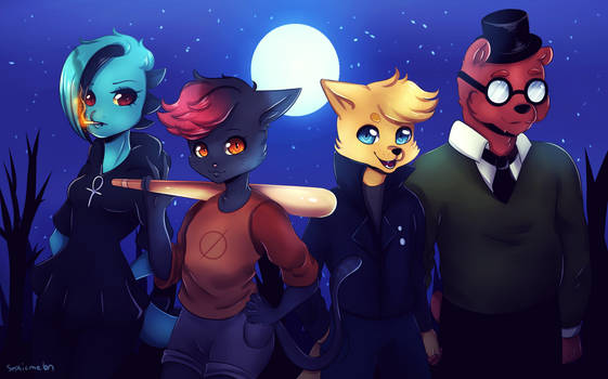 Night in the woods