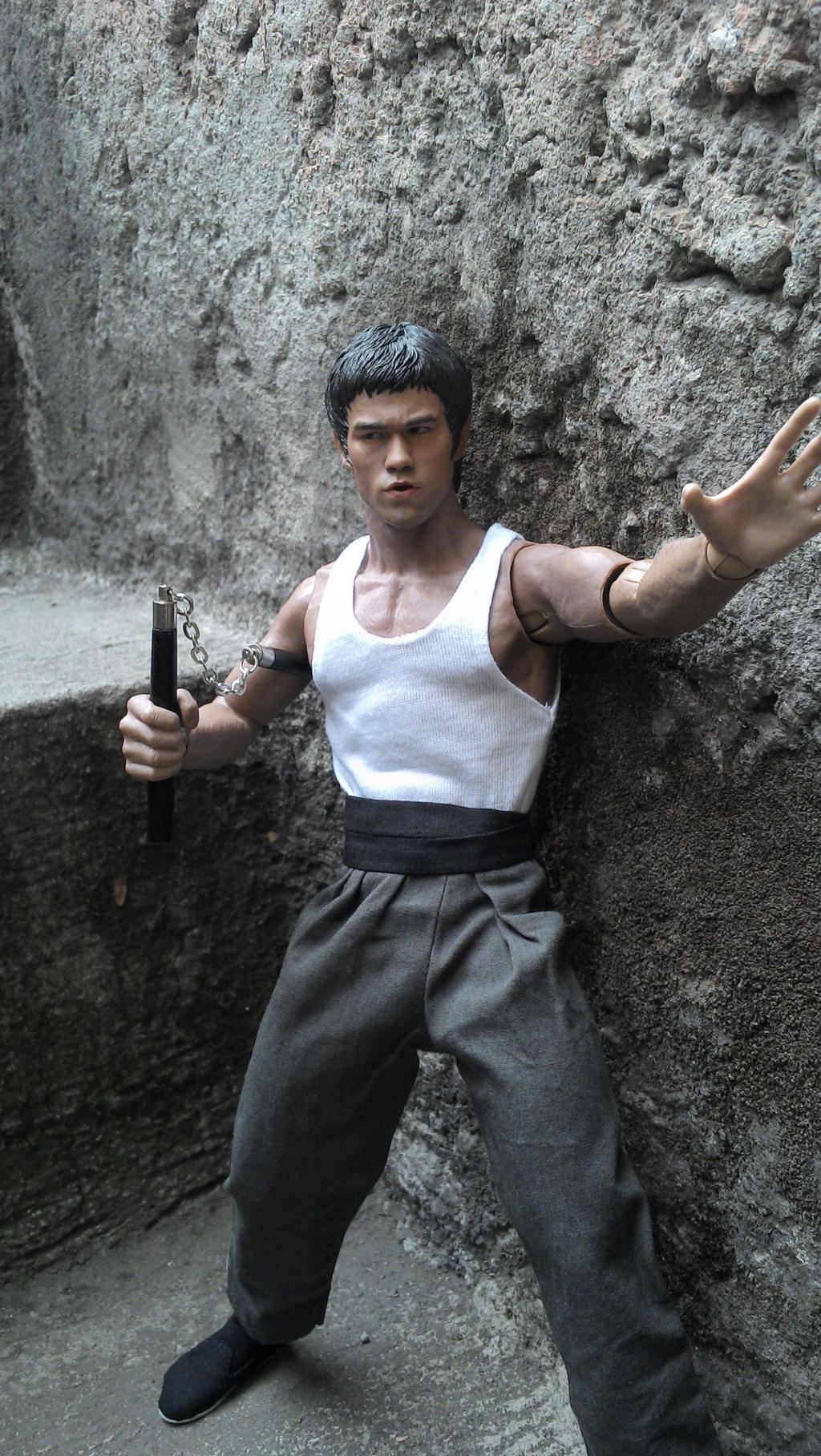 bruce lee 1/6 kitbash