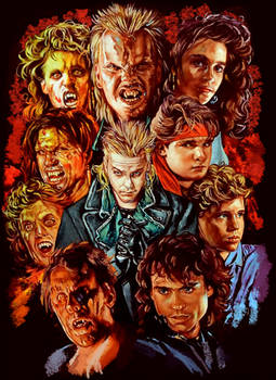 LOST BOYS movie poster ART