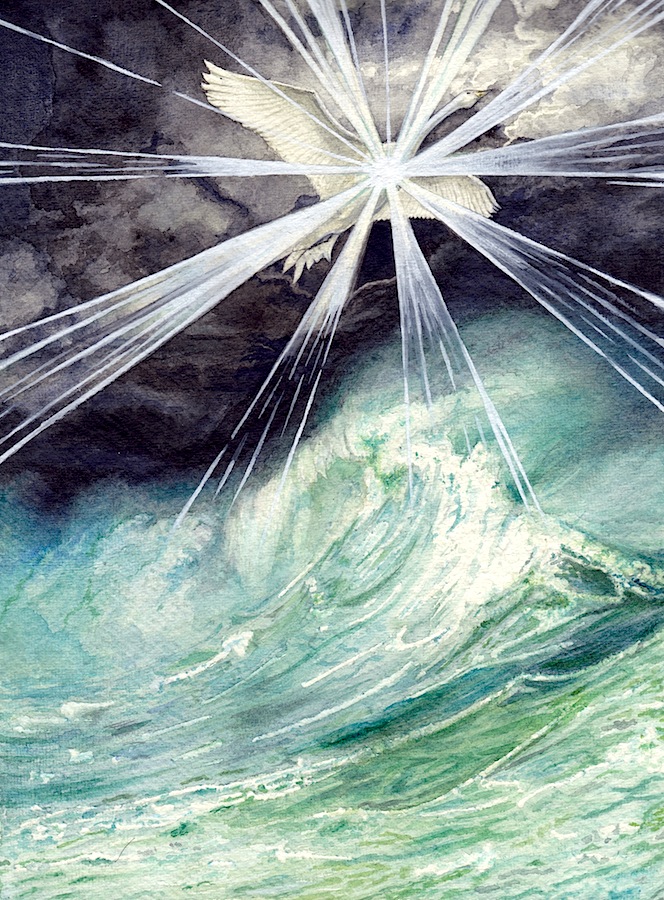 Elwing Bearing the Silmaril by peet