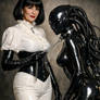 (OWNED) Madame Celine and the latex-creature 1/2