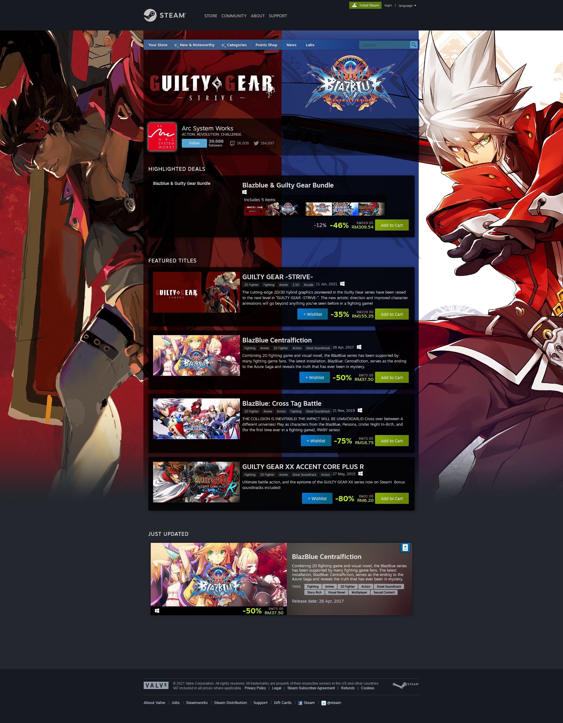 GUILTY GEAR -STRIVE- on Steam