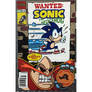 Sonic the hedgehog comic cover remade in tape