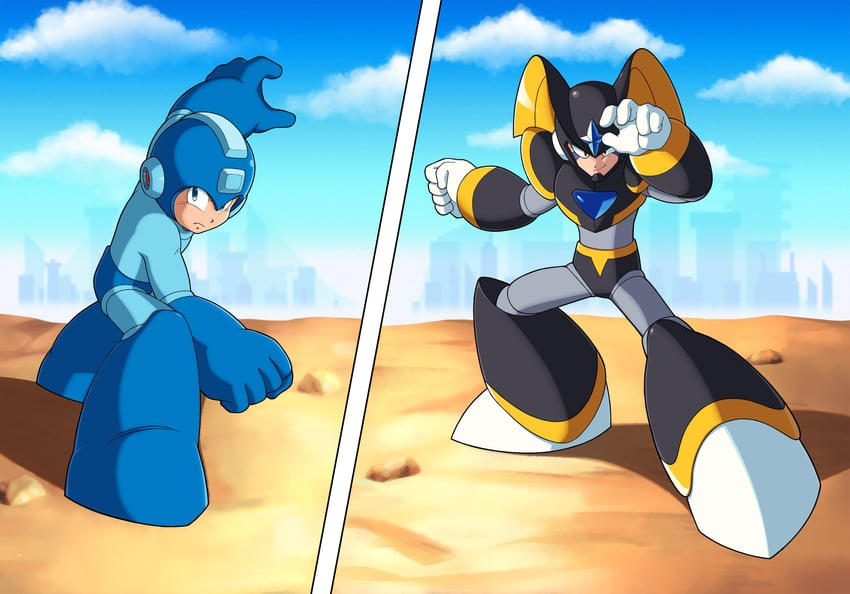 MegaMan vs Bass Dragon Ball by bryanzerou on DeviantArt
