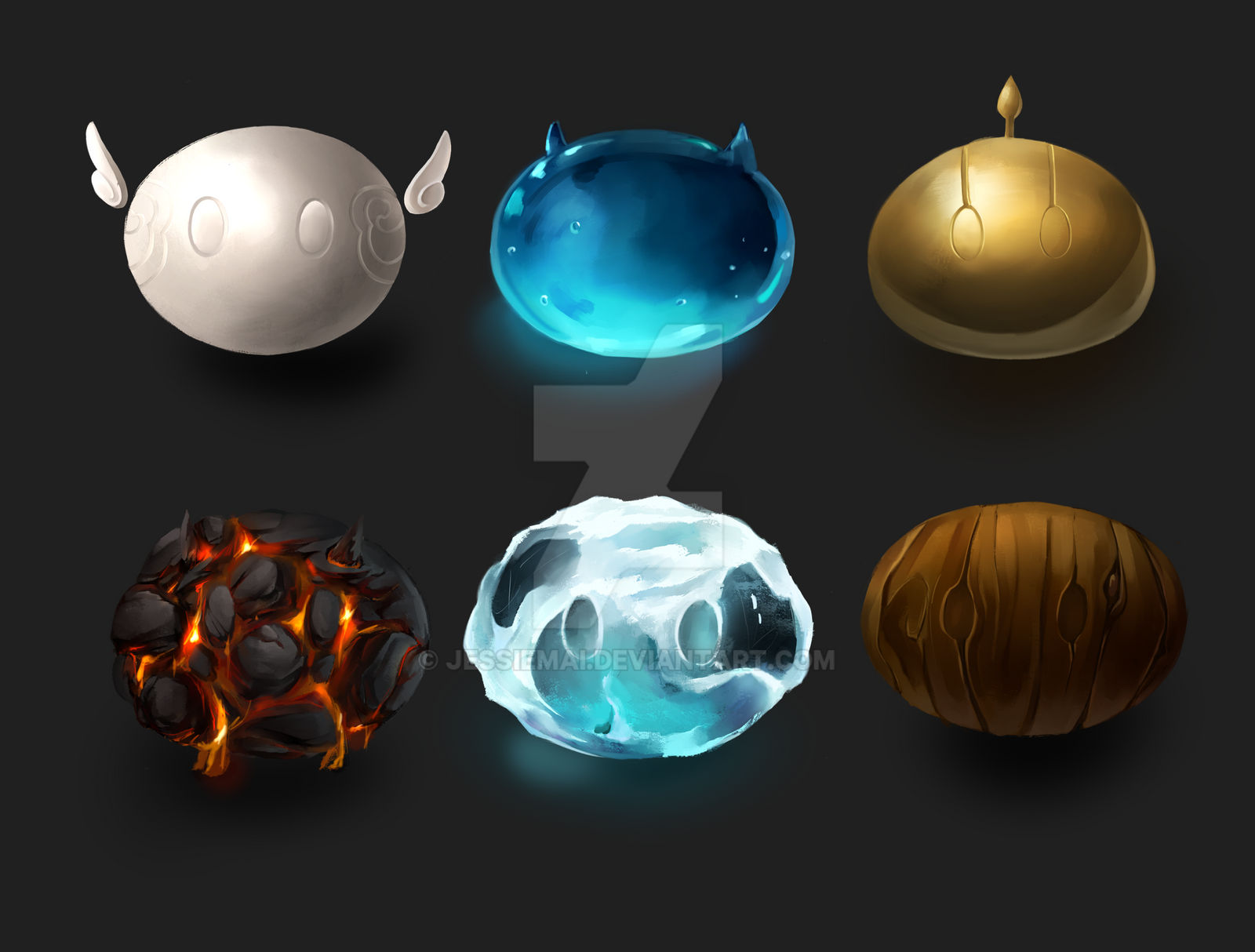 Slime Reference Slime - Texture study by JessieMai on DeviantArt