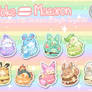 PokeMacaron Acrylic Keychains