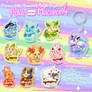 PokeMacaron Acrylic Keychains #4