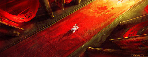 Red Hall Scene Red Hall by Concept-Art-House on DeviantArt