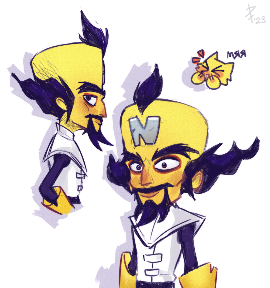 Neo Cortex Humans Dr. Neo Cortex (IAT Style) by PurrrPurple on DeviantArt