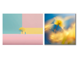 Yellow stimulating and striking