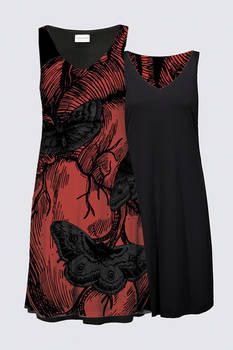 Moths Eating My Heart Horror Gothic Dress