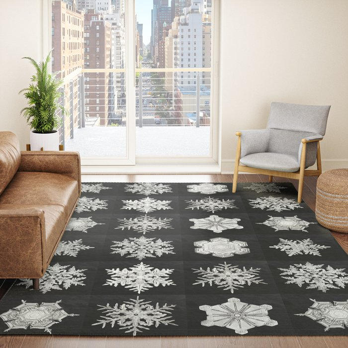 Snowflakes Detailed Photographs Rug Carpet by alternative-rox on DeviantArt