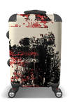 Grunge Paint Gothic Rock and Roll Suitcase Red BLK by alternative-rox