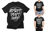 Heavy Metal Rock Adopt Don't Shop T-shirt by alternative-rox