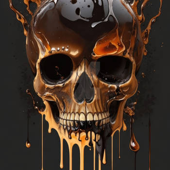 Cup of Coffee Skull