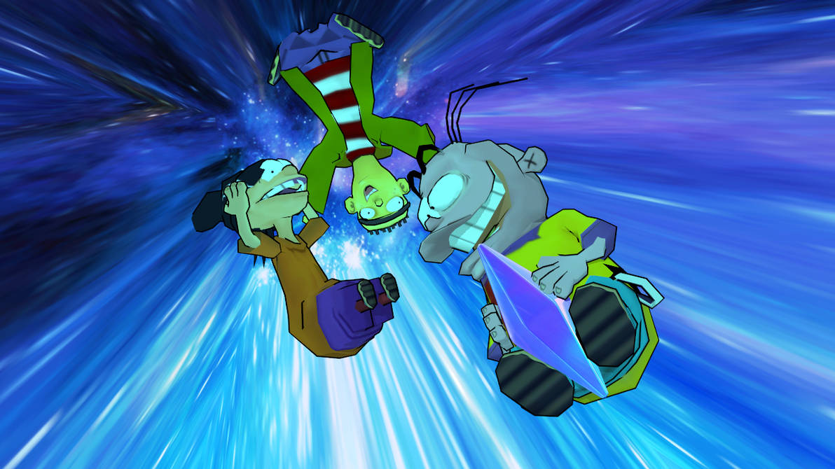 Flying through a dimensional rift by Pksmashbros on DeviantArt