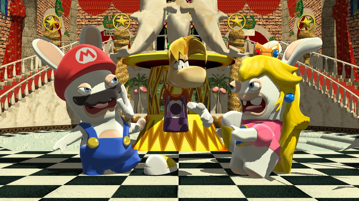 Mario Rabbids Bad Rabbids Team Reluctant Rabbid Team Up by Pksmashbros on DeviantArt