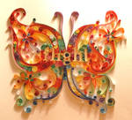 butterfly quilling1 by UsoKei