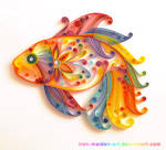 Quilling fish by UsoKei