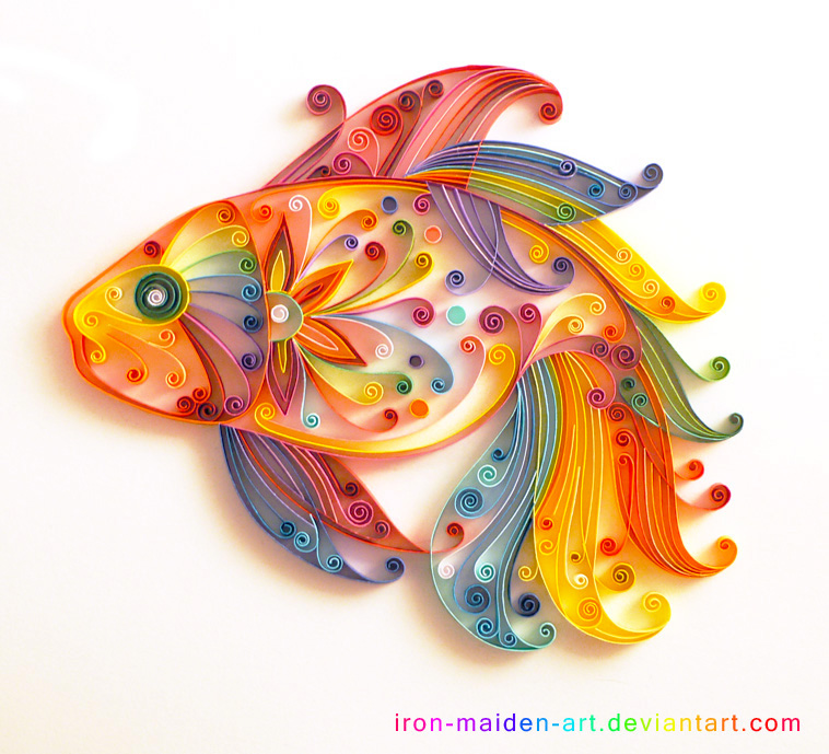 Quilling fish